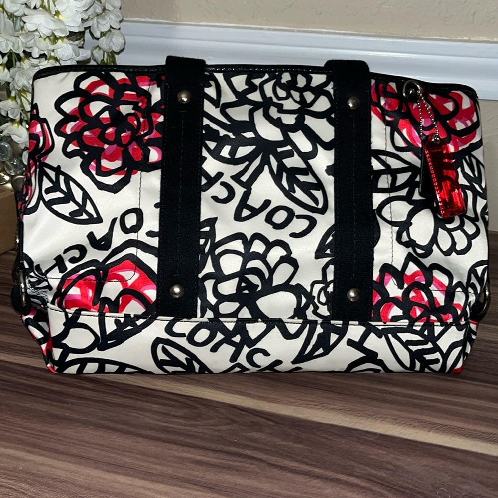 Coach Poppy Kyra Daisy medium tote bag C 1194-F16583 - Picture 4 of 16